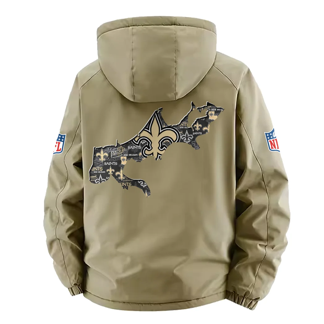 Big Easy Squad Fleece Windbreaker Jacket, Anti-Pill Wind-Blocking Fleece HVN1466NS - Khaki - Image 3