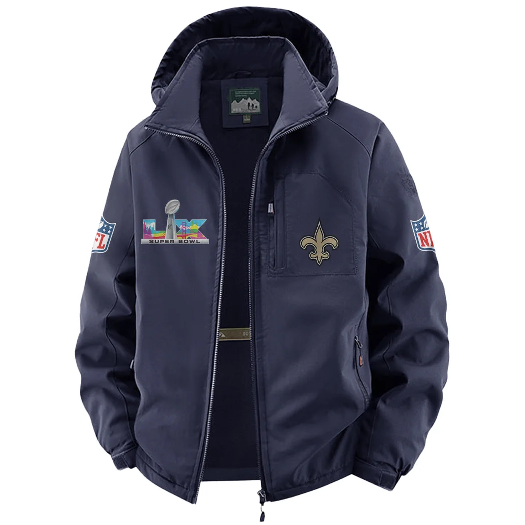 Big Easy Squad Fleece Windbreaker Jacket, Anti-Pill Wind-Blocking Fleece HVN1466NS - Navy - Image 2