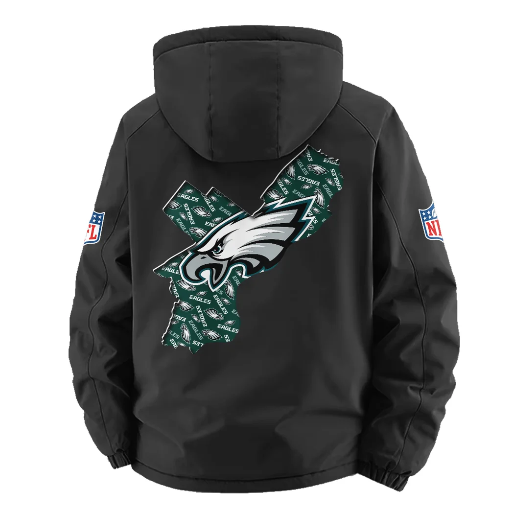 City Squad Fleece Windbreaker Jacket, Midweight Thermal Windbreaker HVN1466PE - Black - Image 3