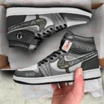 Refined Gothic Tone J1s Sneakers, 3D Style, Urban Comfort High Tops ANIJ1121526809