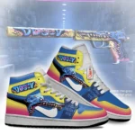Balanced Mechanics J1s Sneakers, 3D Style, Modern Edge High Tops ANIJ1121527018