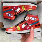 Sci-Fi Action Anime J1s Sneakers, 3D Style, Active Motion High Tops ANIJ1121527103