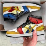 Saiyan Power J1s Sneakers, 3D Style, Urban Comfort High Tops ANIJ1121527335