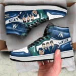 Balanced Strength J1s Sneakers, 3D Style, Active Lifestyle High Tops ANIJ1121527357