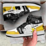 Street Conflict Theme J1s Sneakers, 3D Style, All-Day Comfort High Shoes ANIJ1121527376