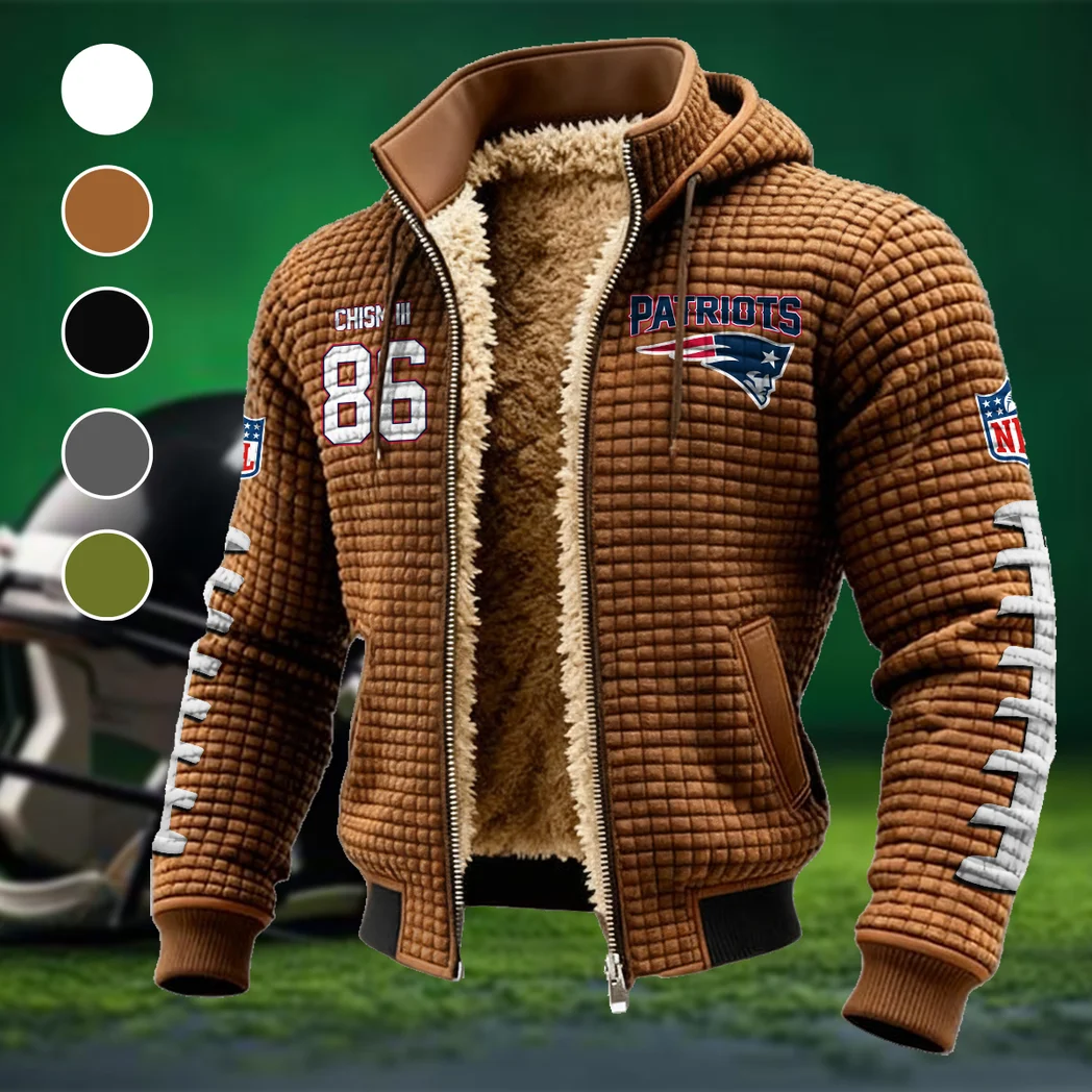 WR Prospect Fleece-Lined Hooded Jacket, Ultra-Soft Plush Lined Jacket HVN1480EC - brown