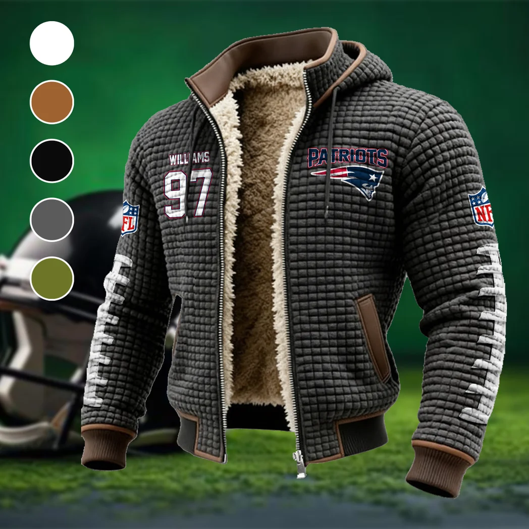 Defensive Talent Fleece-Lined Hooded Jacket, Wind-Blocker Insulated Hoody HVN1480MW - Grey