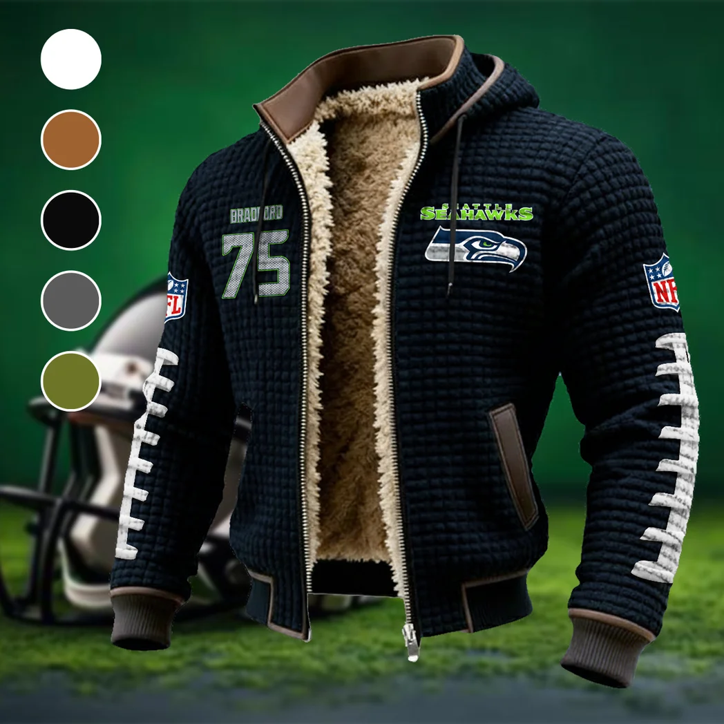Trench Specialist Fleece-Lined Hooded Jacket, Endurance Sport Thermal Hoody HVN1481AB - Black