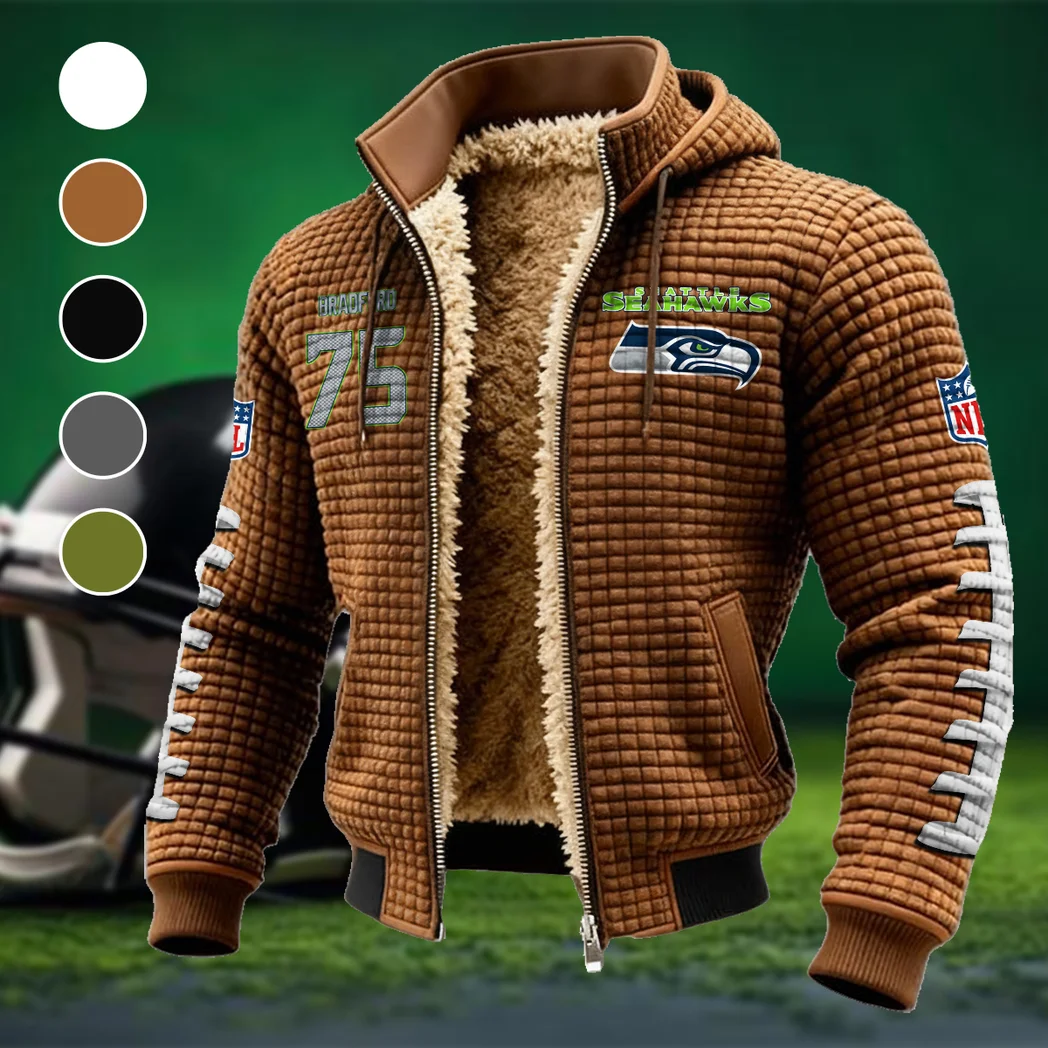 Trench Specialist Fleece-Lined Hooded Jacket, Endurance Sport Thermal Hoody HVN1481AB - brown
