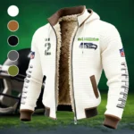 QB Veteran Fleece-Lined Hooded Jacket, Elemental Guard Sport Jacket HVN1481DL - White