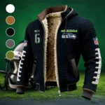 Playmaking Talent Fleece-Lined Hooded Jacket, Soft-Touch Thermal Outerwear HVN1481JM - Black
