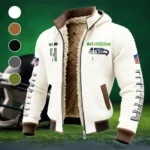 Field Position Spec. Fleece-Lined Hooded Jacket, Endurance Sport Thermal Hoody HVN1481MD - White