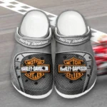 Custom Road Cruiser All Over Print Clog, Comfortable Slip-On Shoes for Everyday Wear CAR183 - Gray