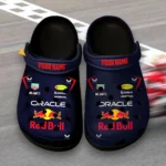 Sports Coupe Lover’s All Over Print Clog, Slip-On Shoes for Daily Comfort and Garage Style CAR417 - Black