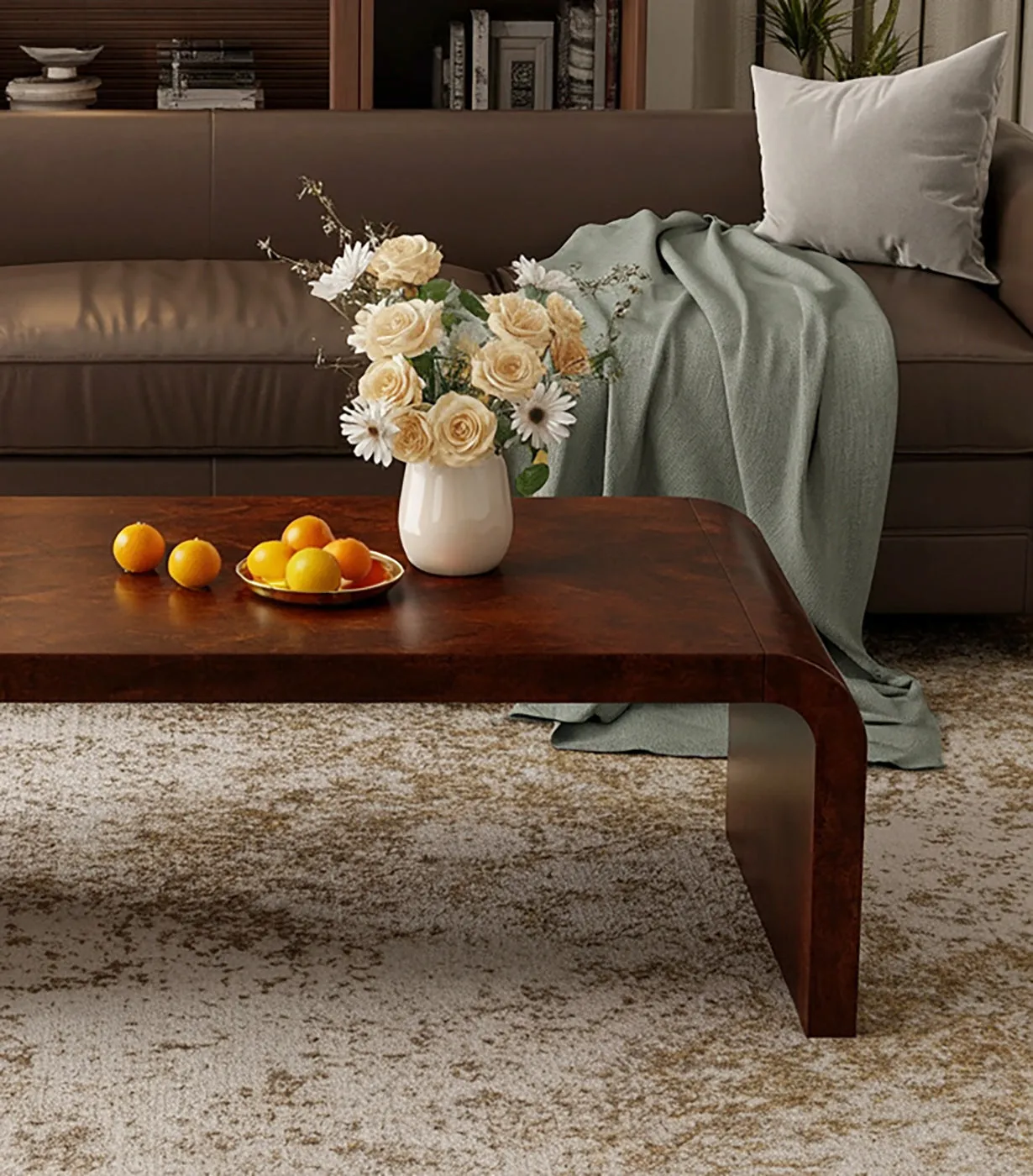 Live Edge Lounge Coffee Table Solid Wood Modern Home - Image 4