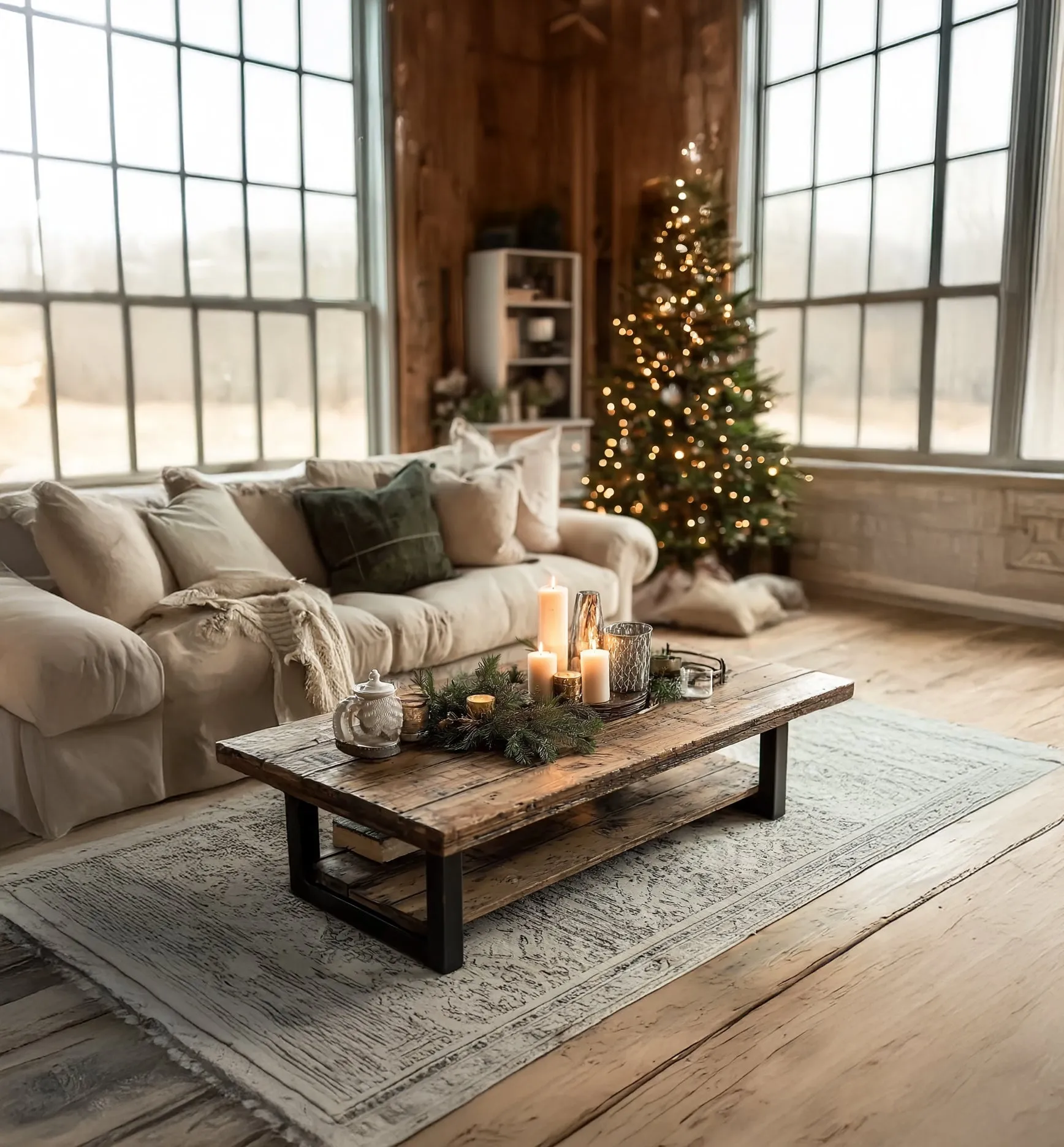 Solid Wood Live Edge Coffee Table Metal Leg Frame Handmade - Image 4